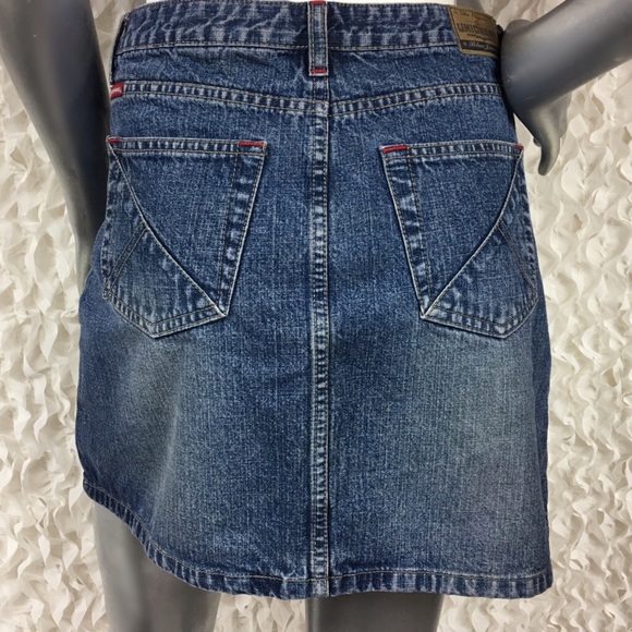 UNIONBAY | Blue Jean Denim Mini Skirt - Picture 3 of 7